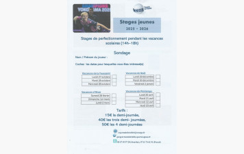 Programme stages 2025/2026